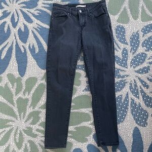 Black Levi 711 Jeans